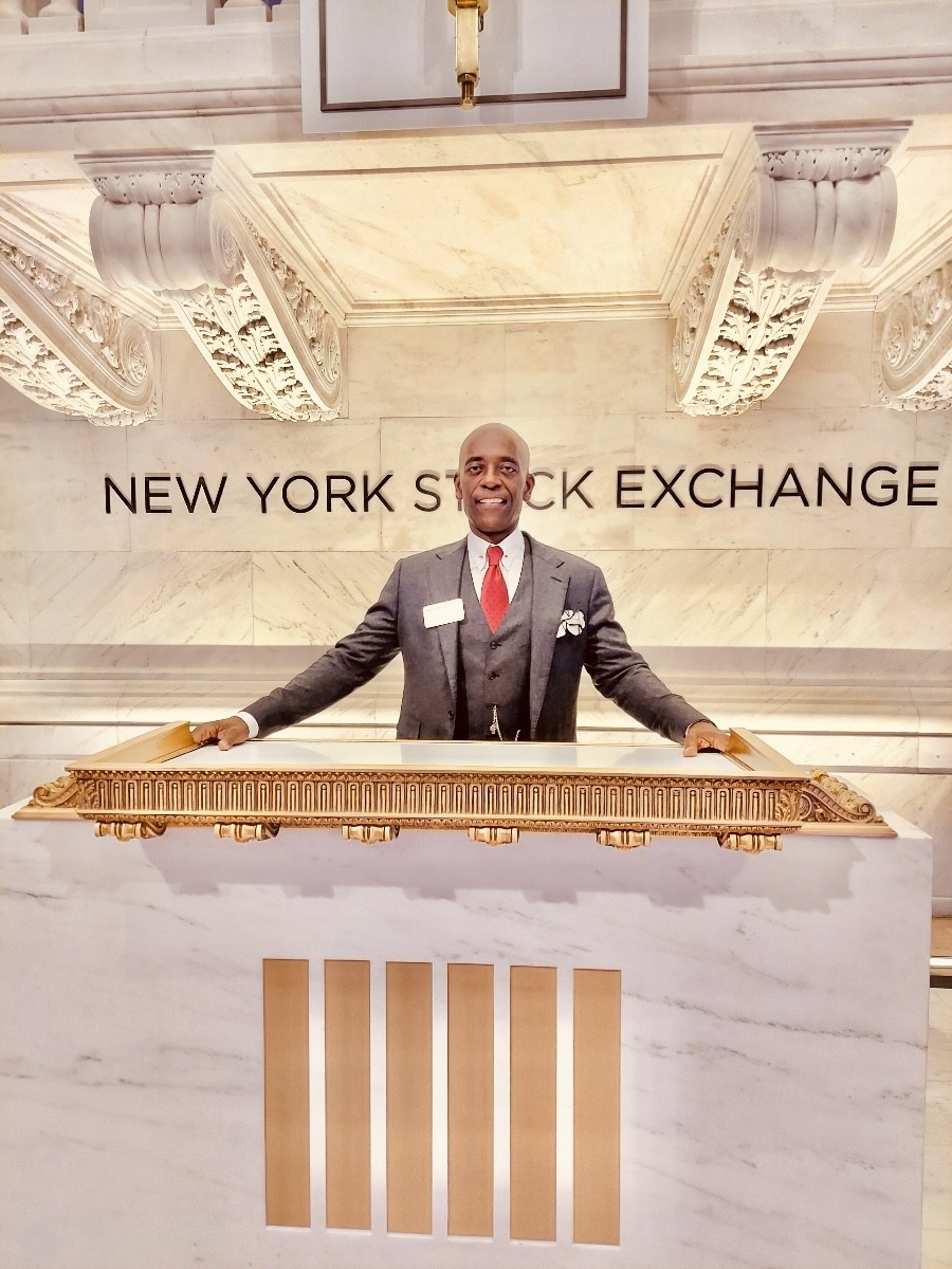 Hervia M. Ingram, Jr. at the New York Stock Exchange